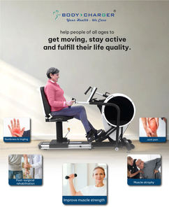 Elliptique couché pour la rééducation des membres supérieurs et inférieurs, appareil d'entraînement de type stepper pour usage hospitalier - Product Image 4