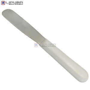 Espátula Mezcladora LIPUMA de Acero Inoxidable con Mango de Plástico, 195 mm de Longitud, Instrumento de Mezcla para Laboratorio Dental para Yeso y Alginato - Product Image 5