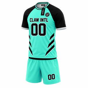 ชุดเสื้อฟุตบอล Claw Intl สำหรับผู้ชาย แขนสั้น แห้งเร็ว ผลิตจากโพลีเอสเตอร์ พิมพ์ชื่อทีมด้านหลัง เอวยางยืด ทรงปกติ - Product Image 3
