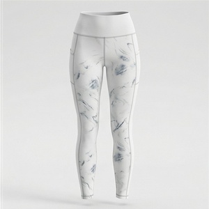 Conjunto de yoga de sublimación de 2 piezas, ropa deportiva sin costuras para mujer, leggings de gimnasio, traje deportivo acolchado con efecto push-up, equipo deportivo. - Product Image 1