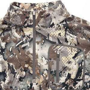 Couche de base légère à manches courtes pour la chasse en hiver, fabrication professionnelle, impression personnalisée. - Product Image 3