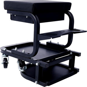 Tabouret roulant robuste pour mécanicien avec tiroir porte-outils, capacité 300 lbs, siège de garage pivotant à 360° °   Roulettes pivotantes GAPGAR032 - Product Image 6