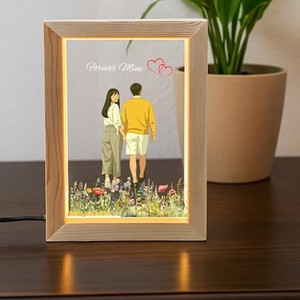 Rustic Sage Green Wood <b>Round</b> Photo <b>Frame</b> 5x7 Tabletop Installation Durable Lightweight Eco-friendly Wholesale India - Product Image 2