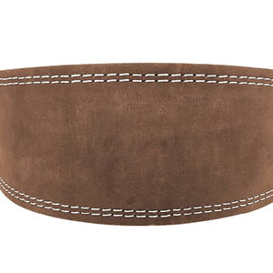 Durable Weightlifting Leather Belt Gym <b>Training</b> Powerlifting Support <b>Strength</b> Workout Heavy Duty Leather Gear - Product Image 4