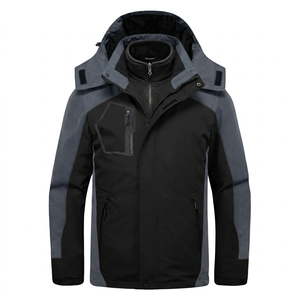 Safety Rain Set Soft Shell <b>Waterproof</b> Windproof Reflective High Visibility Yellow Black <b>Pants</b> Lime Heavy Duty Winter Jacket - Product Image 1