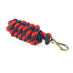 Cuerda de Algodón para Caballos Hecha a Medida, Cuerda Trenzada de Dos Tonos con Clip Metálico para Manejo de Caballos - Product Image 2