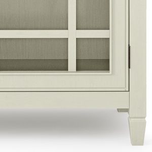 Mobile Basso Contenitore Bianco Antico Connaught per Soggiorno - Product Image 5