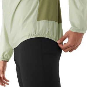 Veste coupe-vent à capuche personnalisée, légère, pour sports de plein air, coupe-vent intégral, fermeture éclair, course à pied, entraînement, vêtements de sport, vente en gros OEM - Product Image 5