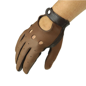 Guantes de Conducción de Cuero de Dedo Completo en Oferta - Transpirables, Ligeros, Antideslizantes, Unisex, para Todas las Estaciones, de Pakistán - Product Image 2