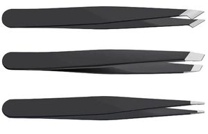 Kit de pinces à cils professionnelles de haute qualité en acier inoxydable à pointe fine pour l'extension de faux cils - Product Image 5