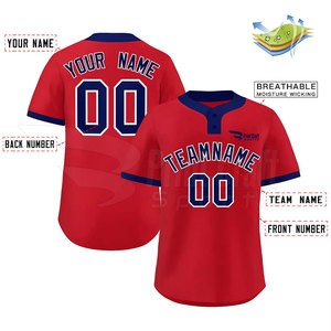 Solid Colors Training Wear <b>Baseball</b> Two Button Shirts Wholesale <b>Baseball</b> Two Button Shirts For Unisex - Product Image 2