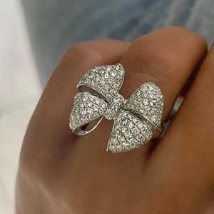 Anillo de cóctel personalizado con diamante cultivado en laboratorio, oro macizo de 14K y 18K, anillo llamativo con pavé, venta al por mayor, precio de fábrica B2B, fabricación - Product Image 4