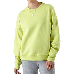 Sudaderas de mujer personalizadas con logotipo, de alta calidad, manga larga, holgadas, transpirables, para venta en línea a precio económico. - Product Image 1