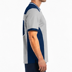 Hot Sale Men's Mesh Jerseys Wholesale Color Block Streetwear High Quality <b>Tshirt</b> Custom Logo Loose Fit Sports Jerseys - Product Image 3