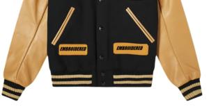 Blouson universitaire vintage pour homme, style universitaire, hiver, col montant, boutons recouverts, toile écologique respirante - Product Image 3