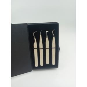 แหนบต่อขนตาสแตนเลสเกรดพรีเมียม ออกแบบมาสำหรับผู้เชี่ยวชาญด้านการต่อขนตา - Product Image 1