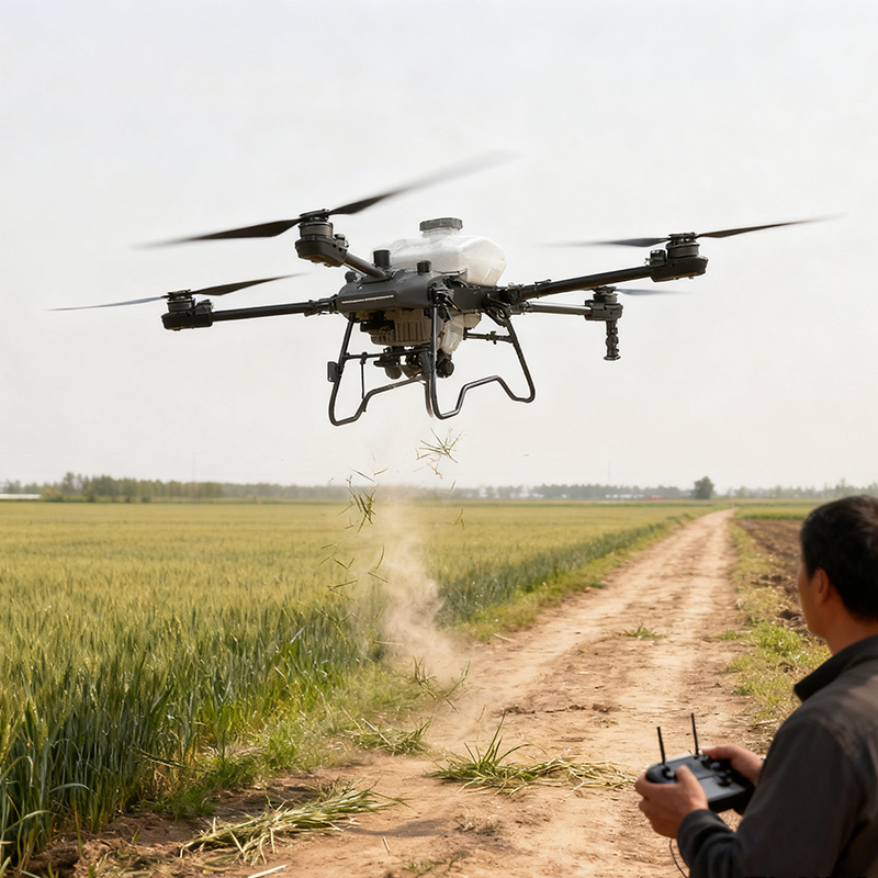 heavy load agriculture drone 50l spraying uav 124kg takeoff plant protection high efficiency drone