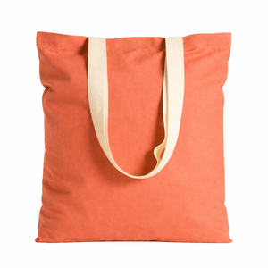 Bolsa de compras de algodón con asa de color atractivo y logotipo personalizado para sus fines promocionales - Product Image 6
