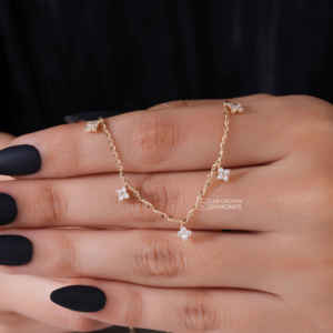 LAB GROWN DIAMOND PENDANT FOR WOMEN S925 STERLING <b>SILVER</b> ROUND BRILLIANT EF CLARITY LUXURY JEWELRY <b>CHARM</b> GIFT FOR ANNIVERSARY - Product Image 2