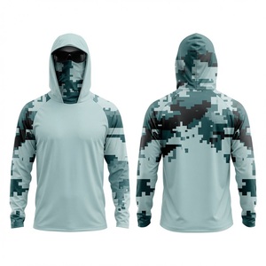 Chemises de pêche à capuche en gros – Respirantes, imperméables, séchage rapide, anti-UV 50+, en polyester pour l'équipage de bateau - Product Image 5