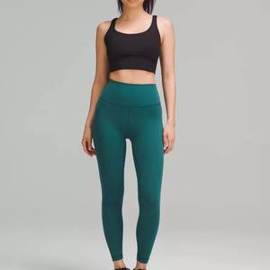 Leggings de yoga taille haute respirants pour femme, sans couture, couleur personnalisée, pour l'hiver, prix de gros - Product Image 3