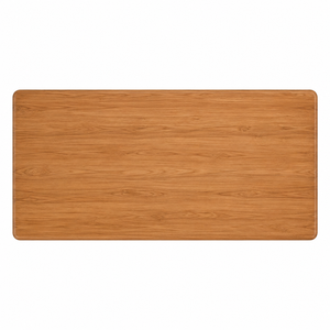 Mesa de Comedor Rectangular de Teca Sólida de Estilo Escandinavo Moderno, Patas Cónicas, Ecológica, Duradera, Impermeable, para 10 Personas, para Hogar, Hotel, Escuela - Product Image 4