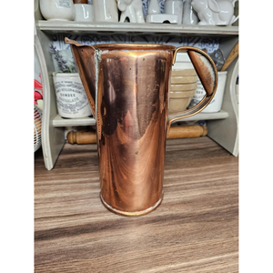Jarra de Cobre Puro Hecha a Mano, Elegante, con Tapa, para Almacenamiento Diario de Agua Potable, Esencial para Cocina y Comedor, Beneficios para la Salud - Product Image 1