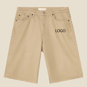 Shorts en jean extensibles pour hommes, coupe moderne, tenue d'été élégante, design stylé pour les acheteurs en gros, vêtements décontractés - Product Image 1
