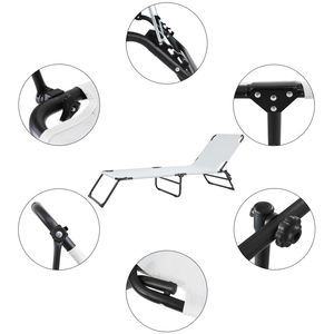 Cama Plegable para Acampar YF Gris, Mueble Conveniente para Campistas - Product Image 4