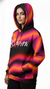 Hoodie unisexe surdimensionné de style streetwear haut de gamme avec design sublimé sur toute la surface pour un style décontracté - Product Image 4
