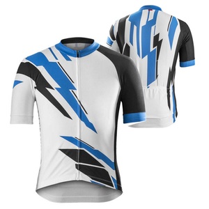 Camiseta de Ciclismo Personalizada al por Mayor, Técnica de Sublimación, Manga Corta, Ropa de Ciclismo Impresa - Product Image 3