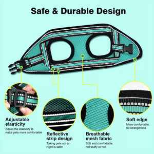 Harnais pour chat de haute qualité personnalisé OEM, style tactique, imperméable et harnais pour chien - Product Image 3