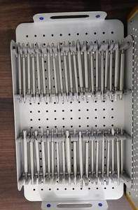 Kit complet d'instruments orthopédiques et de chirurgie de la colonne vertébrale pour l'extraction de vis cassées, 50 pièces, qualité A+, approuvé CE, manuel inclus, par Dentavex - Product Image 2