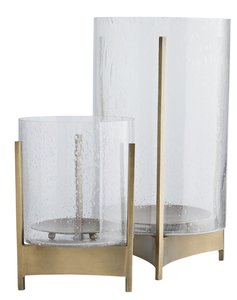 Nordic Style Gold Pillar Stand with Glass <b>Hurricane</b> Pedestal <b>Hurricane</b> <b>Candle</b> Holders Modern Tabletop Centerpiece for Event Deco - Product Image 3