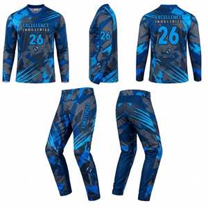 Pantalones de Ciclismo de Montaña MTB Personalizados de Nuevo Estilo, para Descenso y Motocross, con Impresión por Transferencia de Calor, Secado Rápido, Anti-UV, Transpirables, Manga Larga - Product Image 1