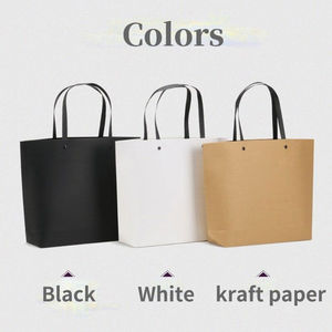 Bolsas de Compra de Papel Kraft Reutilizables de Lujo con Cierre Magnético y Asas, Impresión de Logotipo Personalizado, Bolsas de Embalaje Ecológicas para Regalos - Product Image 2