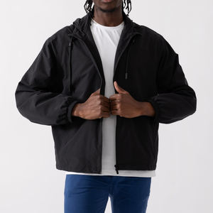 Nouvelle Arrivée 2026 – Veste Coupe-Vent Personnalisée en Toile pour Homme, Col Montant, Capuche, Respirante, Séchage Rapide, Hiver - Product Image 5