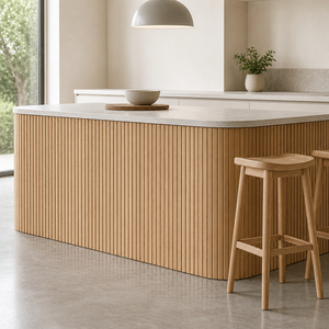 Panel de Madera Maciza Rectangular con Acabado Natural, Revestimiento Flexible para Muebles de Cocina, Diseño Rústico, Panel Flexible de Madera Maciza - Product Image 3