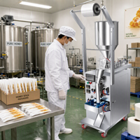 Machine d'emballage automatique de sachets de détergent liquide pour le remplissage et la fermeture de sachets de shampoing, de savon et de lotion, équipement d'emballage avec contrôle PLC