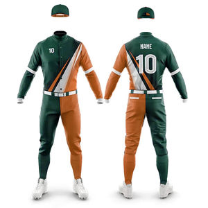 <b>Multi</b> <b>Colors</b> <b>Light</b> Weight Custom Sublimation Printed Polyester Baseball Uniform Sets Moisture Wicking Breathable Comfortable - Product Image 4