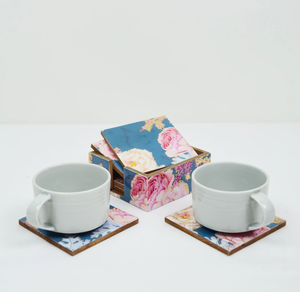 Posavasos de MDF con logo personalizado impreso en esmalte, accesorios de decoración de mesa de madera maciza, ¡en oferta! - Product Image 3