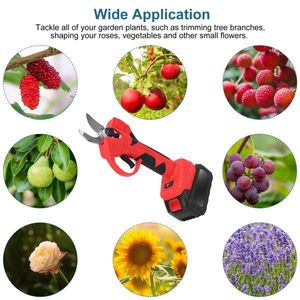 21V Electric Power Shears Cordless Tree Pruner & Branch Cutter 2 Pack with Rechargeable Battery for Gardening & Pruning - Product Image 2