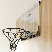 Ensemble de panneaux de basket-ball miniatures de 18 pouces à fixer au mur, fabriqué sur mesure, panneau de basket-ball à suspendre sur la porte pour enfants et adultes ANBOO
