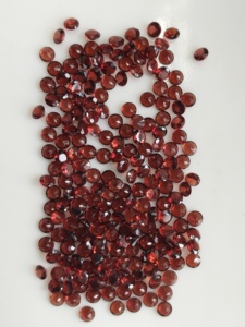4.25MM Premium Natural Red Garnet Round Cut Brilliant Loose Gemstone For Rings <b>Earrings</b> Pendants Jewelry Making - Product Image 2