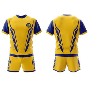 Uniforme de Rugby Sublimado Personalizado Estilo Mad Men, Conjunto Deportivo Transpirable de Manga Corta con Estampado, Último Modelo Antibacterial - Product Image 5