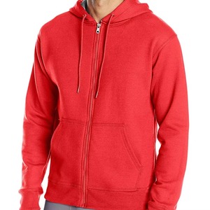 Sudadera con capucha azul marino unisex de algodón clásico French Terry con cremallera completa, chaqueta con capucha, top de ropa de trabajo personalizado - Product Image 3