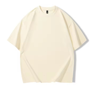 Blank 100% Cotton Rhine stone Tshirt Custom <b>Logo</b> Oversize Cotton T Shirt for Man Oversized Crew Neck Blank Tee - Product Image 5