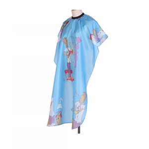 Carton Printing Kids Hairdressing <b>Aprons</b> 100% Polyester Extra Long Water Proof Unisex Hair Cutting Barber Salon Use <b>Aprons</b> - Product Image 1