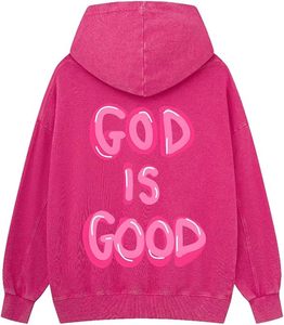 Sudaderas con Capucha con Diseño Religioso de Jesús para Hombres y Mujeres, Sudadera con Versículo Bíblico, Estilo Acid Wash - Product Image 5