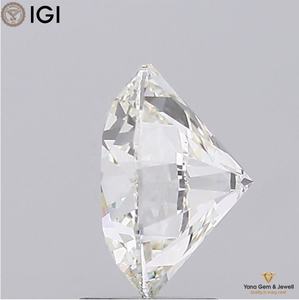 Diamante cultivado en laboratorio CVD con certificación IGI para centro de colgante personalizado, 9.30 mm, claridad VVS1, color F, 3.00 quilates, forma redonda - Product Image 3